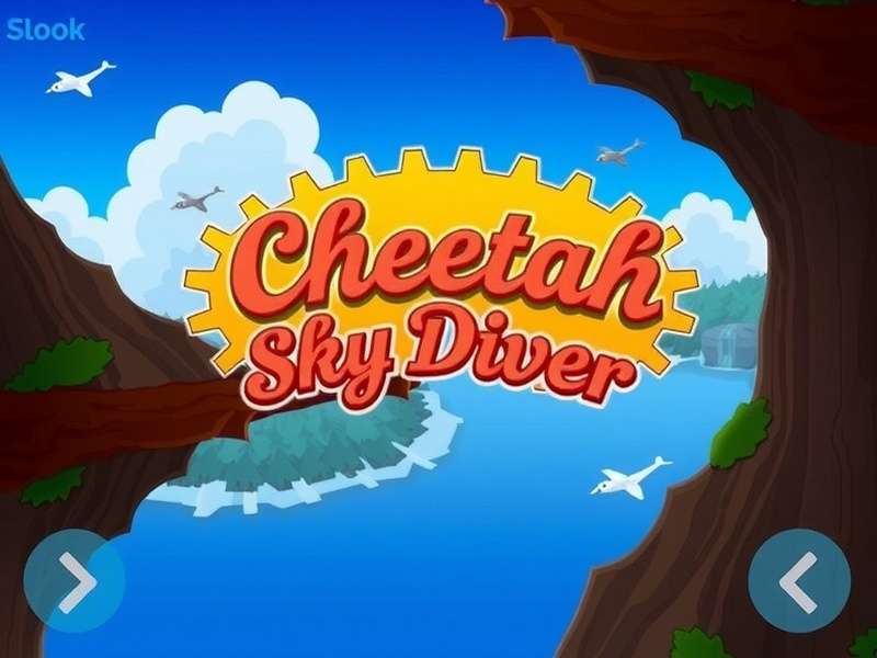 Cheetah Sky Diver Game Screenshot